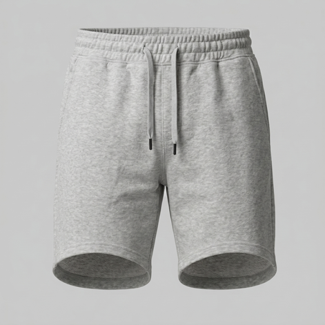 Herren Fleece Shorts Mit Kordelzug