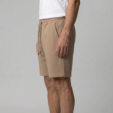 Herren Fleece Shorts Mit Kordelzug