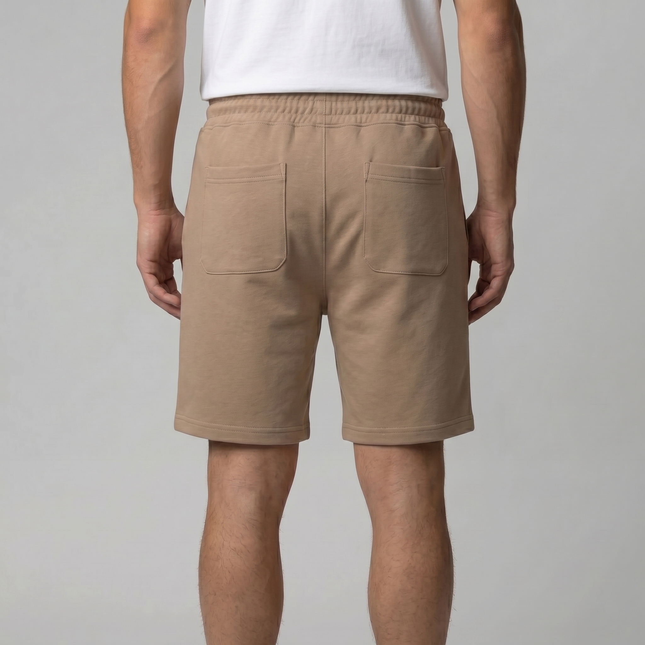 Herren Fleece Shorts Mit Kordelzug