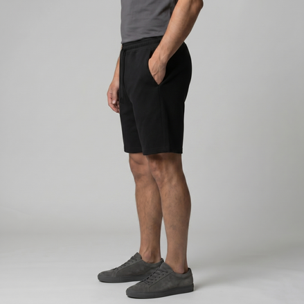 Herren Fleece Shorts Mit Kordelzug