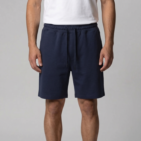 Herren Fleece Shorts Mit Kordelzug