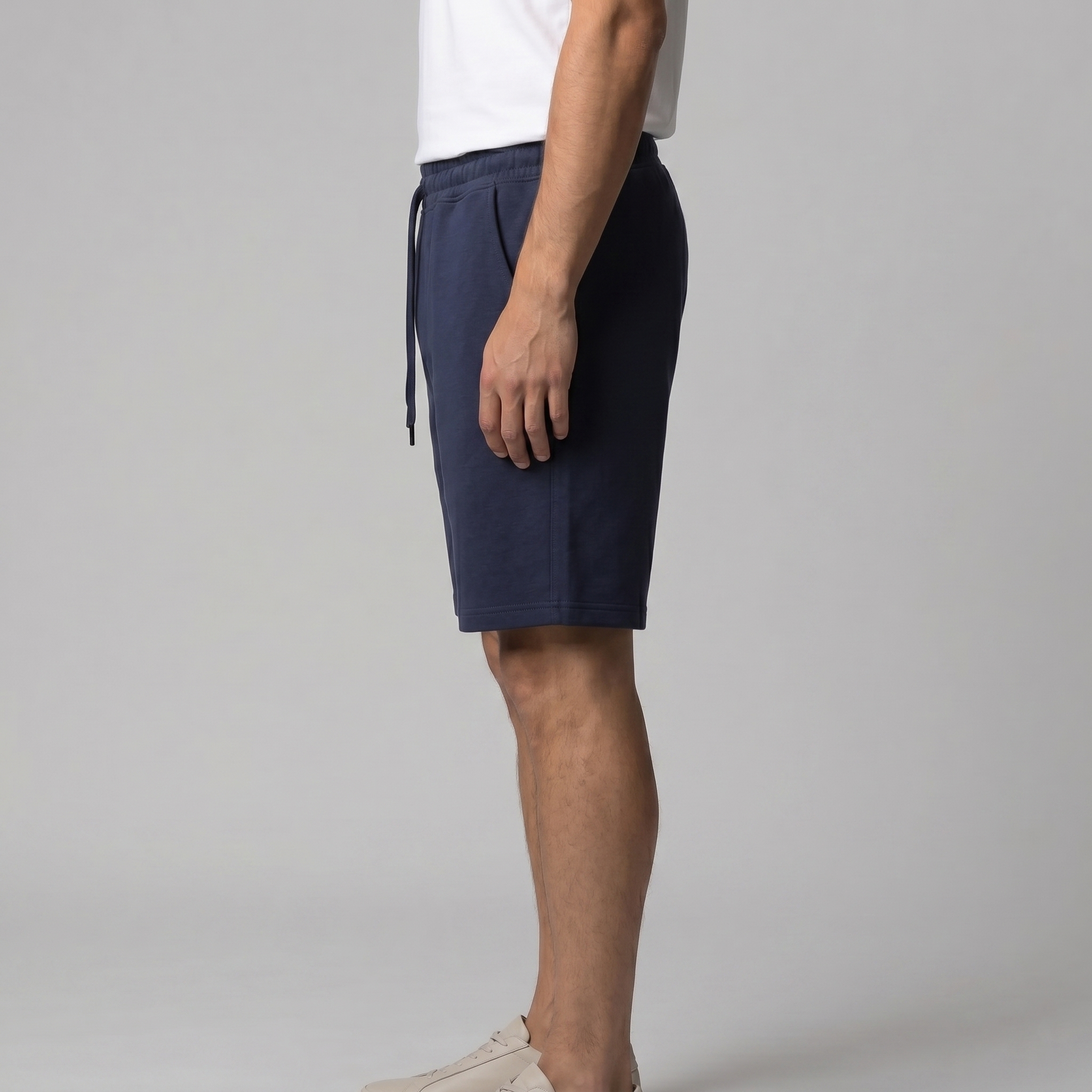 Herren Fleece Shorts Mit Kordelzug