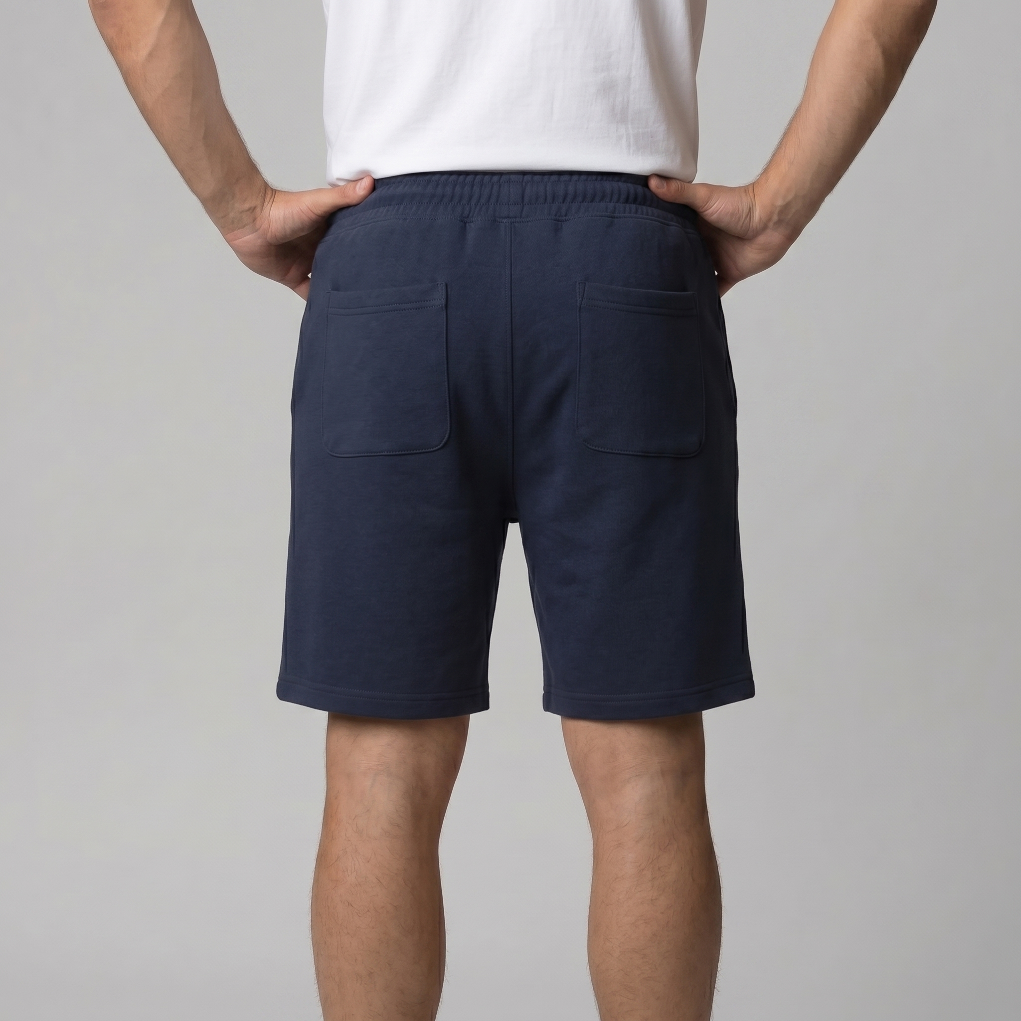Herren Fleece Shorts Mit Kordelzug