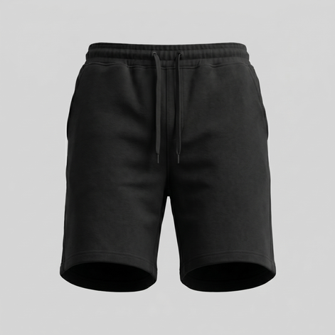 Herren Fleece Shorts Mit Kordelzug