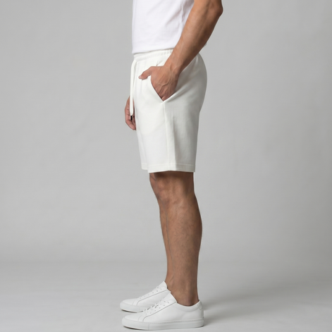 Herren Fleece Shorts Mit Kordelzug