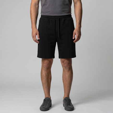 Herren Fleece Shorts Mit Kordelzug