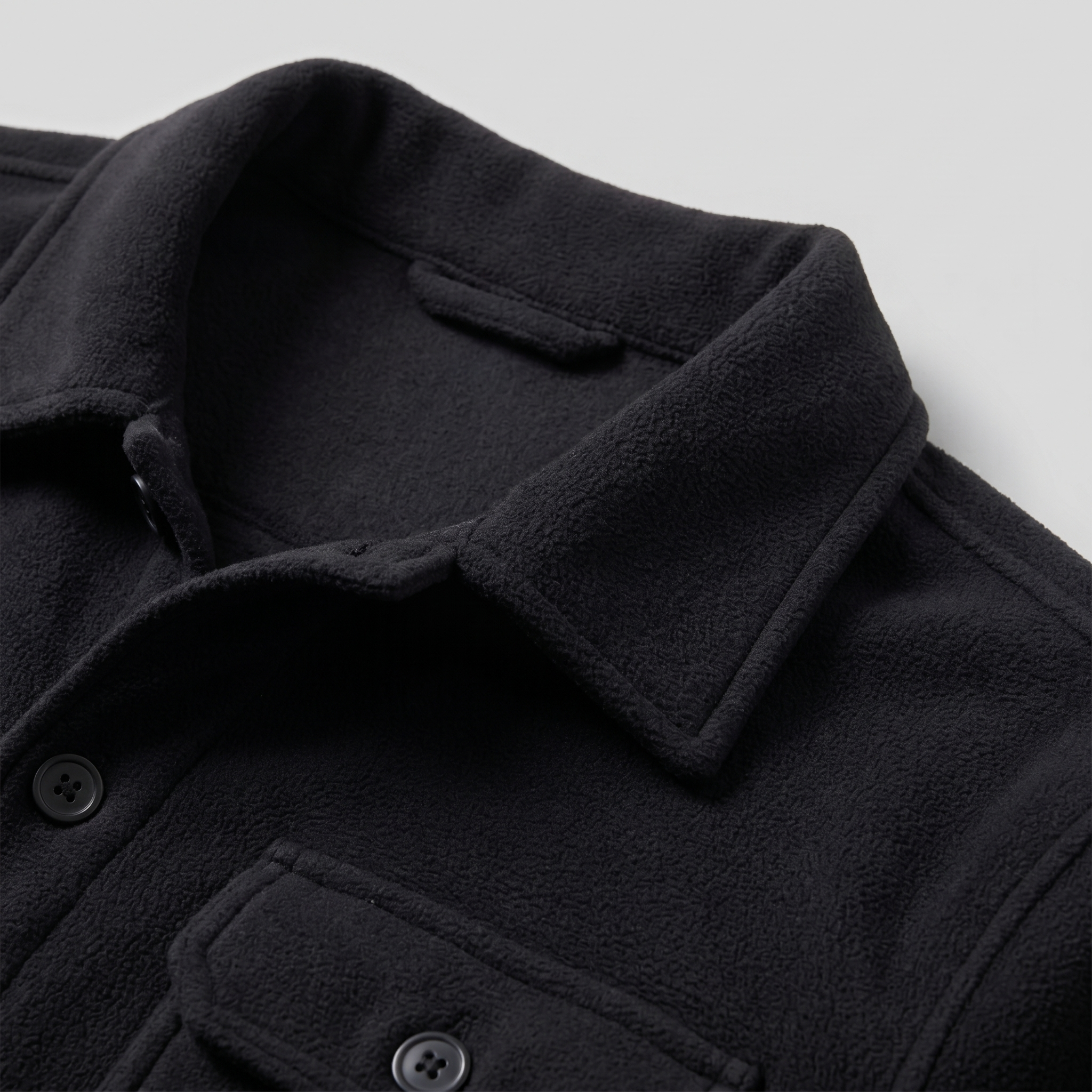 Herren Fleece Overshirt Jacke