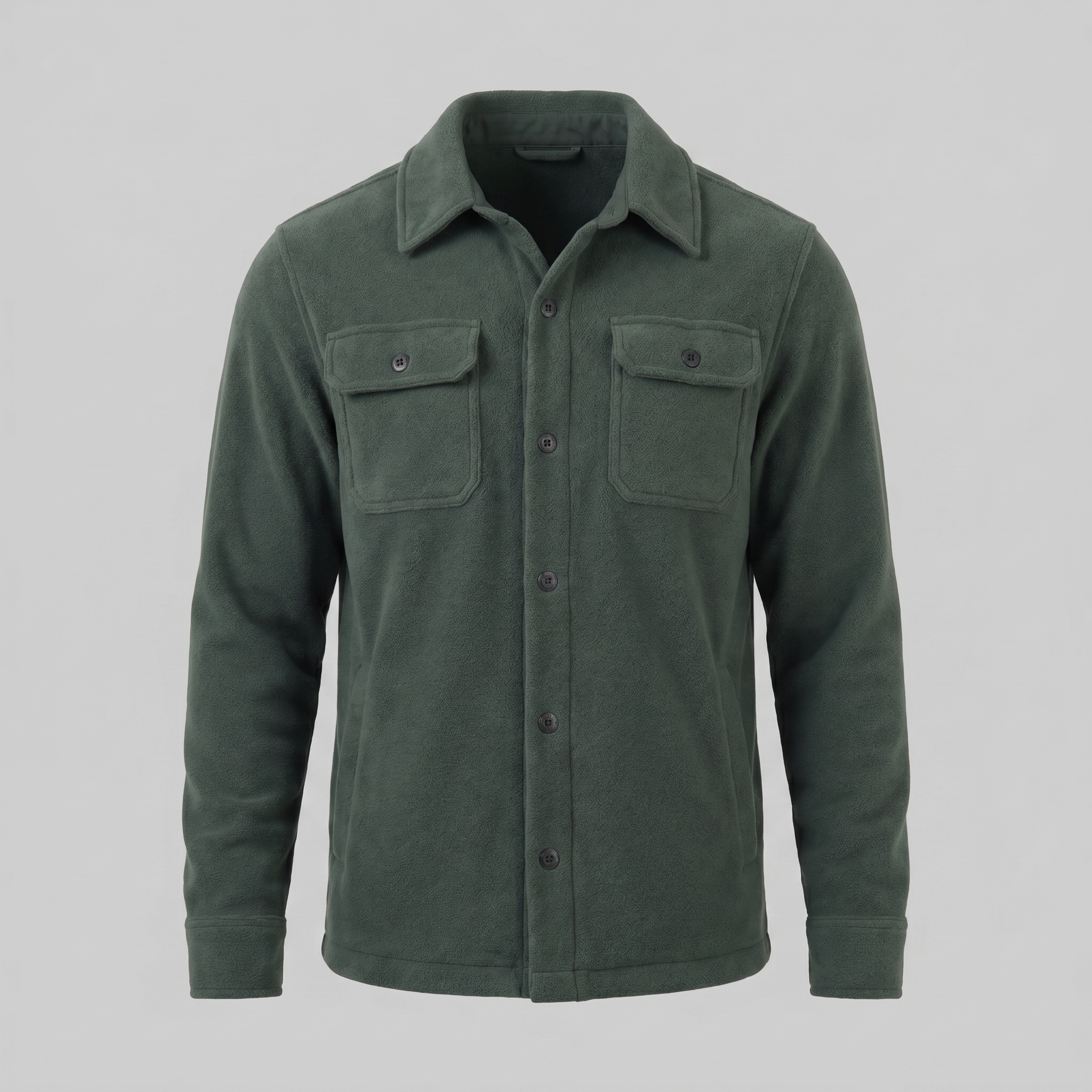 Herren Fleece Overshirt Jacke