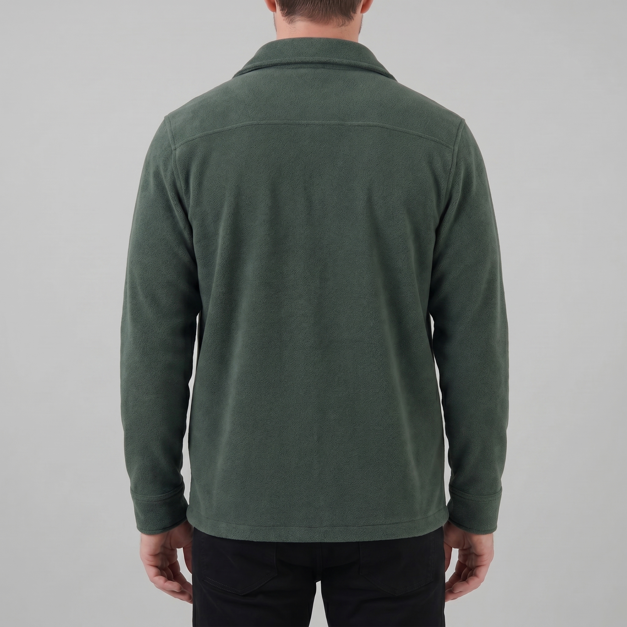 Herren Fleece Overshirt Jacke