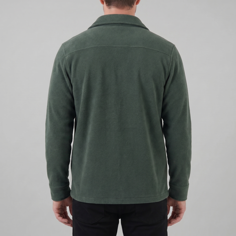 Herren Fleece Overshirt Jacke