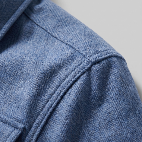 Herren Fleece Overshirt Jacke