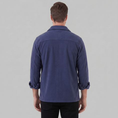 Herren Fleece Overshirt Jacke