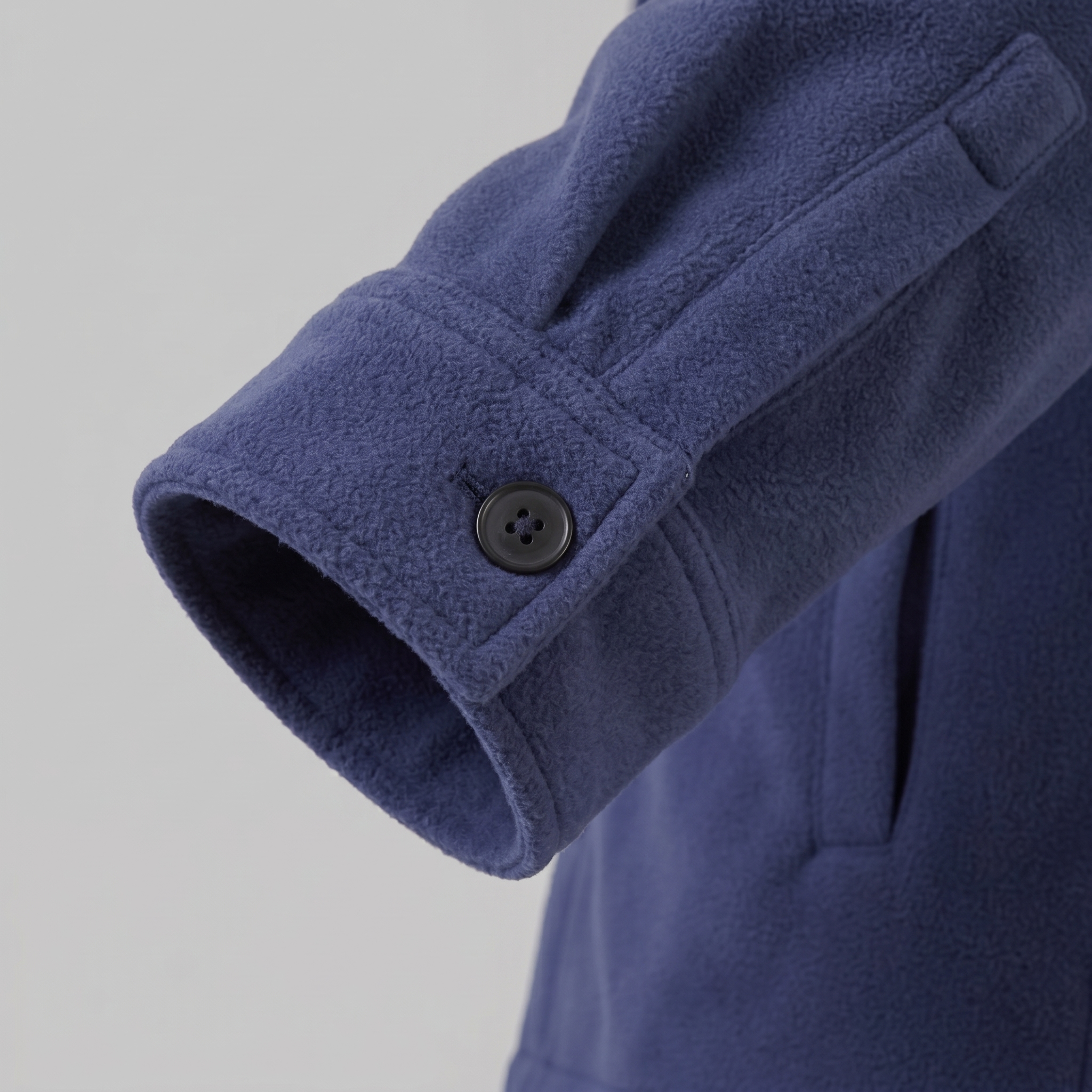 Herren Fleece Overshirt Jacke