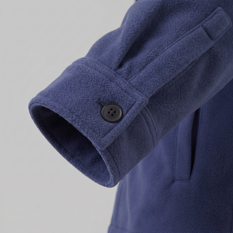 Herren Fleece Overshirt Jacke