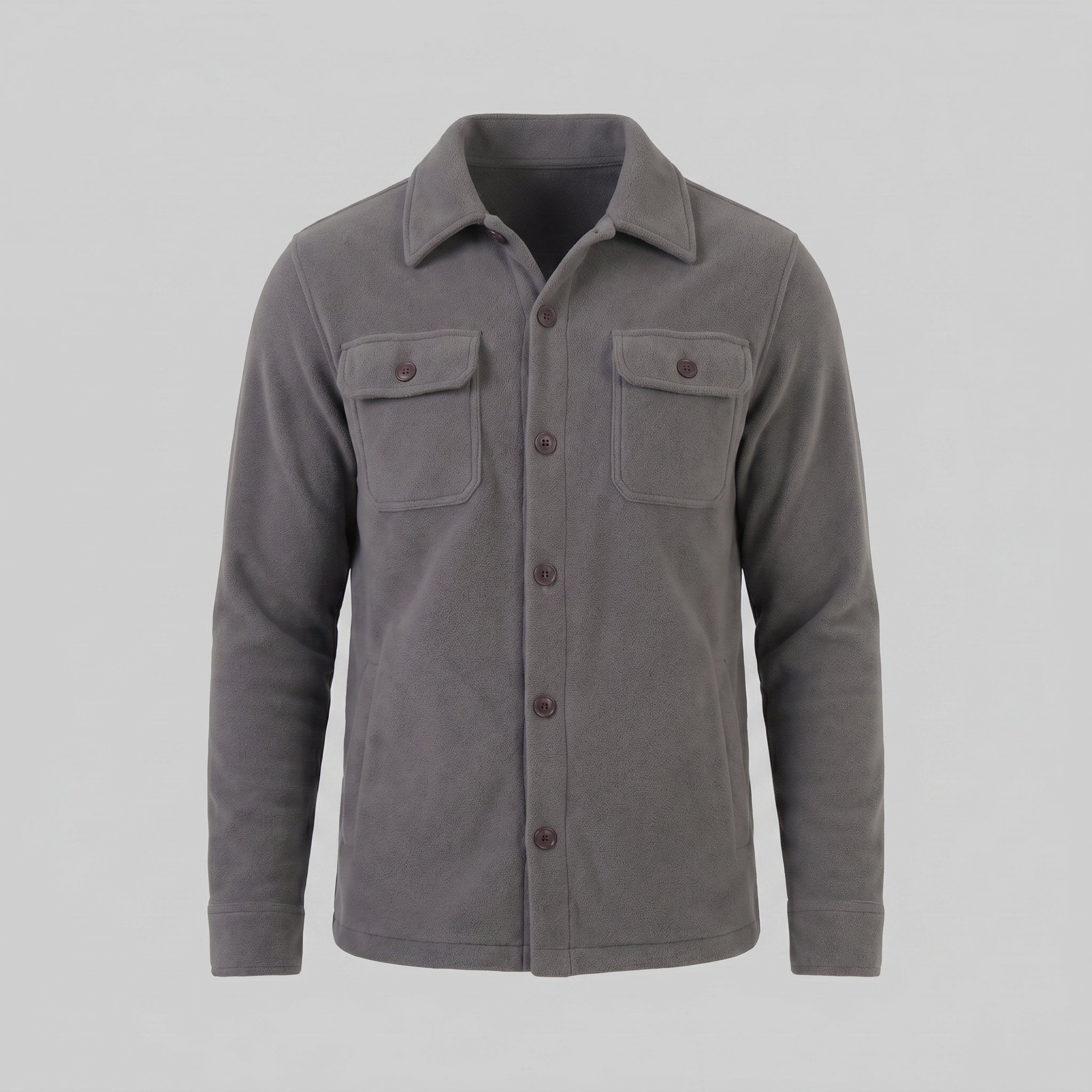 Herren Fleece Overshirt Jacke
