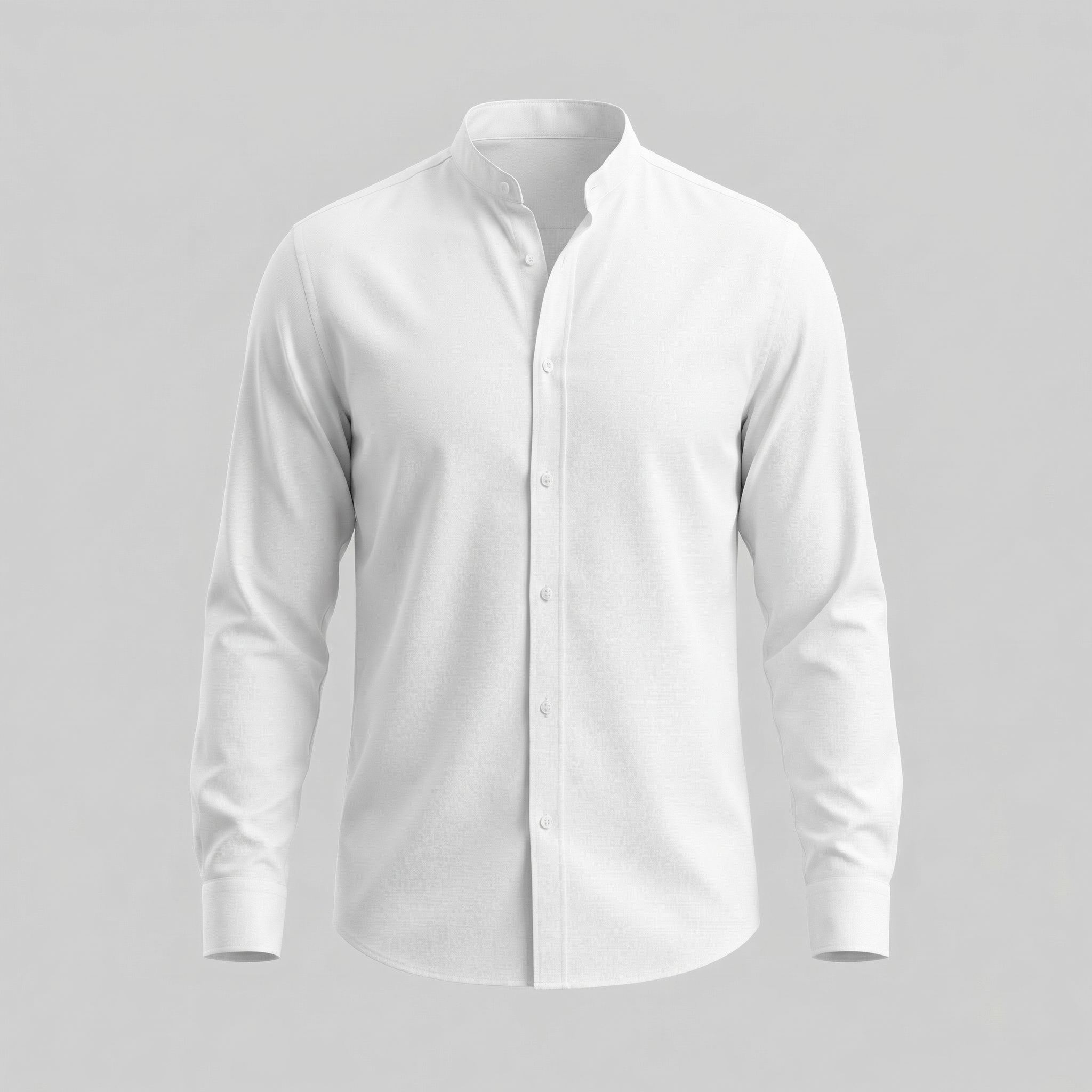 Herren Henley Hemd Mit Kragen