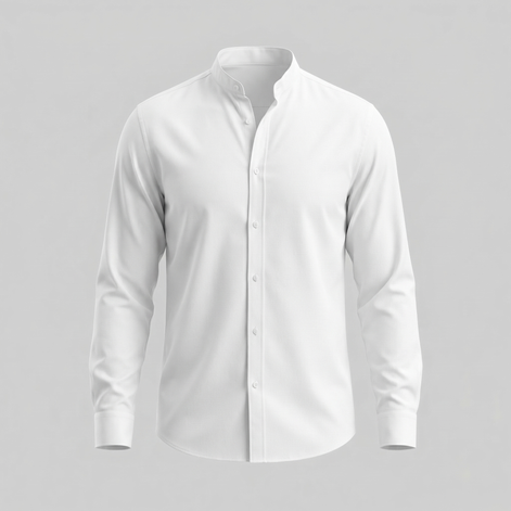 Herren Henley Hemd Mit Kragen