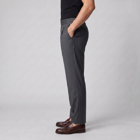 Herren Formale Hose Mit Hohem Bund Und Maßgeschneiderte Passform