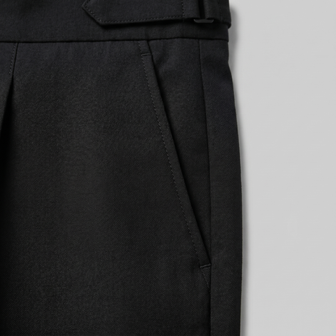Herren Formale Hose Mit Hohem Bund Und Maßgeschneiderte Passform