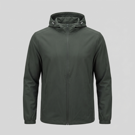 Herren Softshelljacke mit Kapuze
