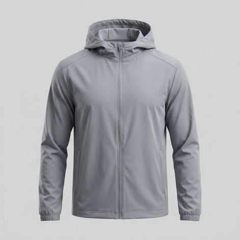 Herren Softshelljacke mit Kapuze