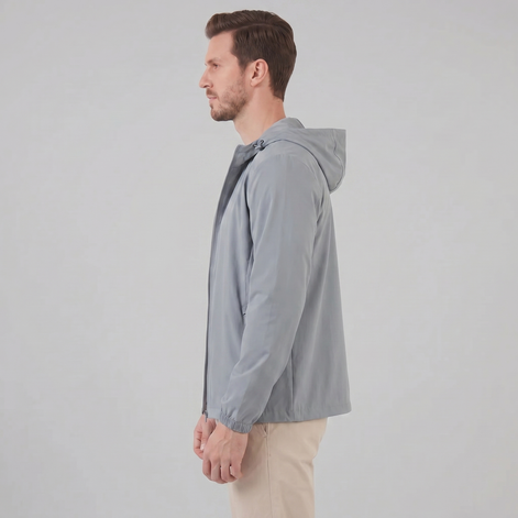 Herren Softshelljacke mit Kapuze