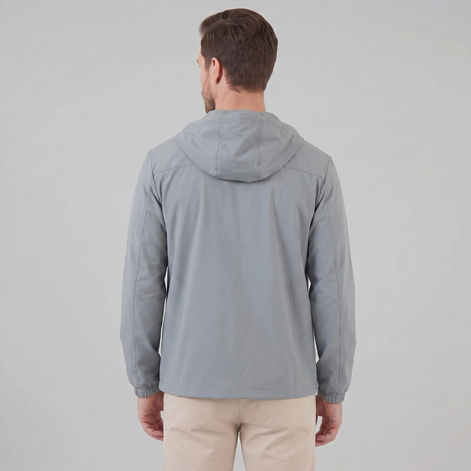 Herren Softshelljacke mit Kapuze