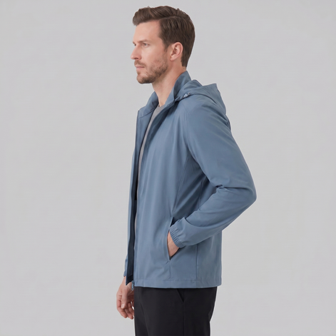 Herren Softshelljacke mit Kapuze