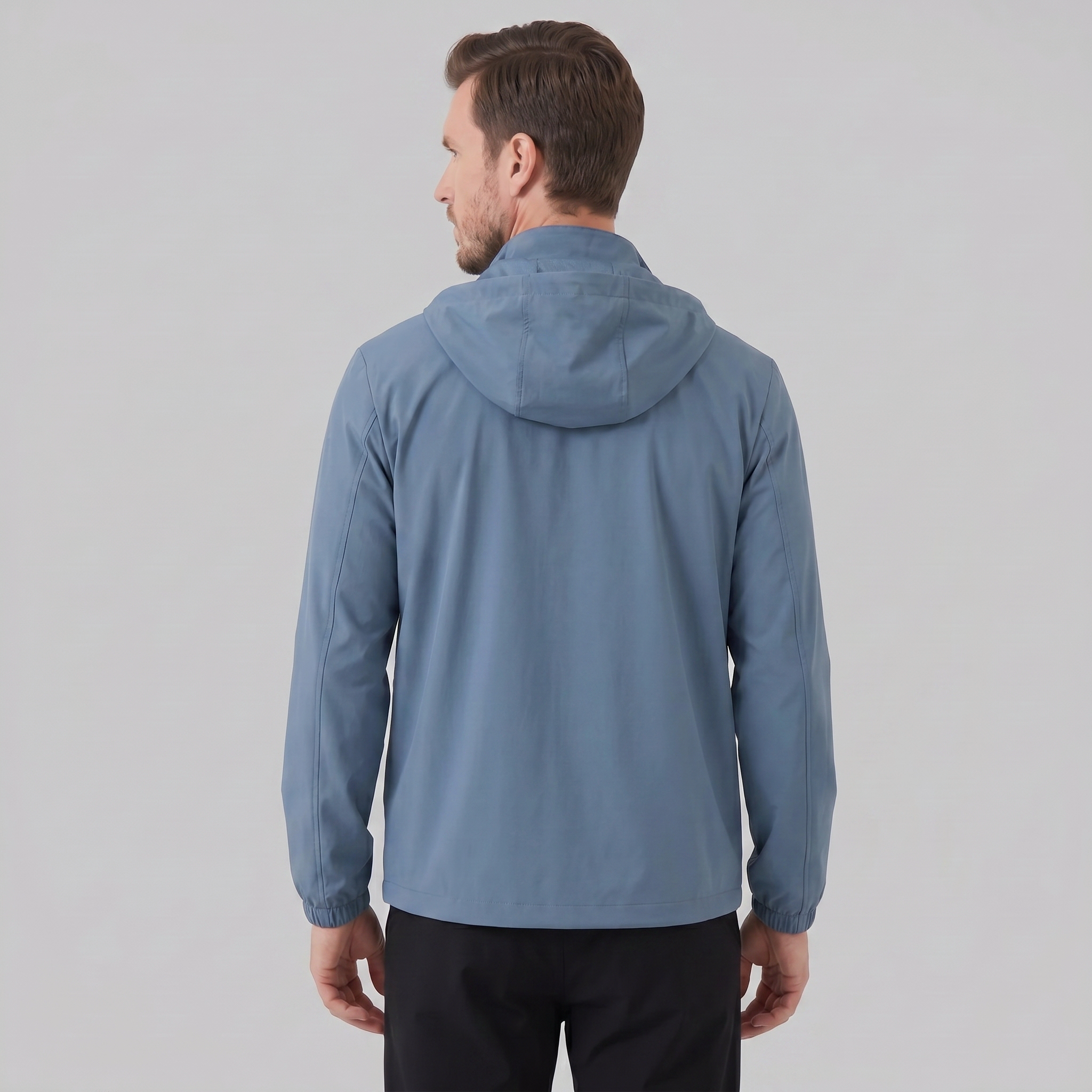 Herren Softshelljacke mit Kapuze