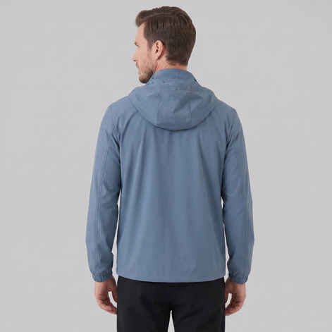 Herren Softshelljacke mit Kapuze