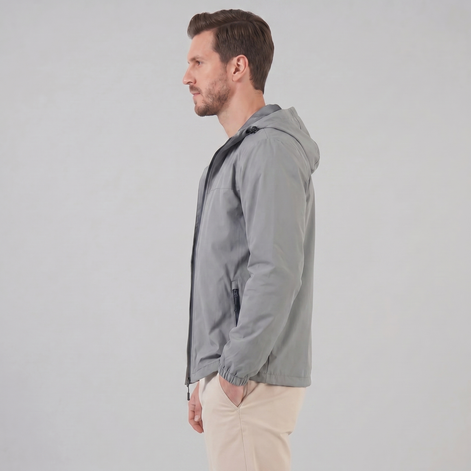 Herren Kapuzen Windbreaker Jacke