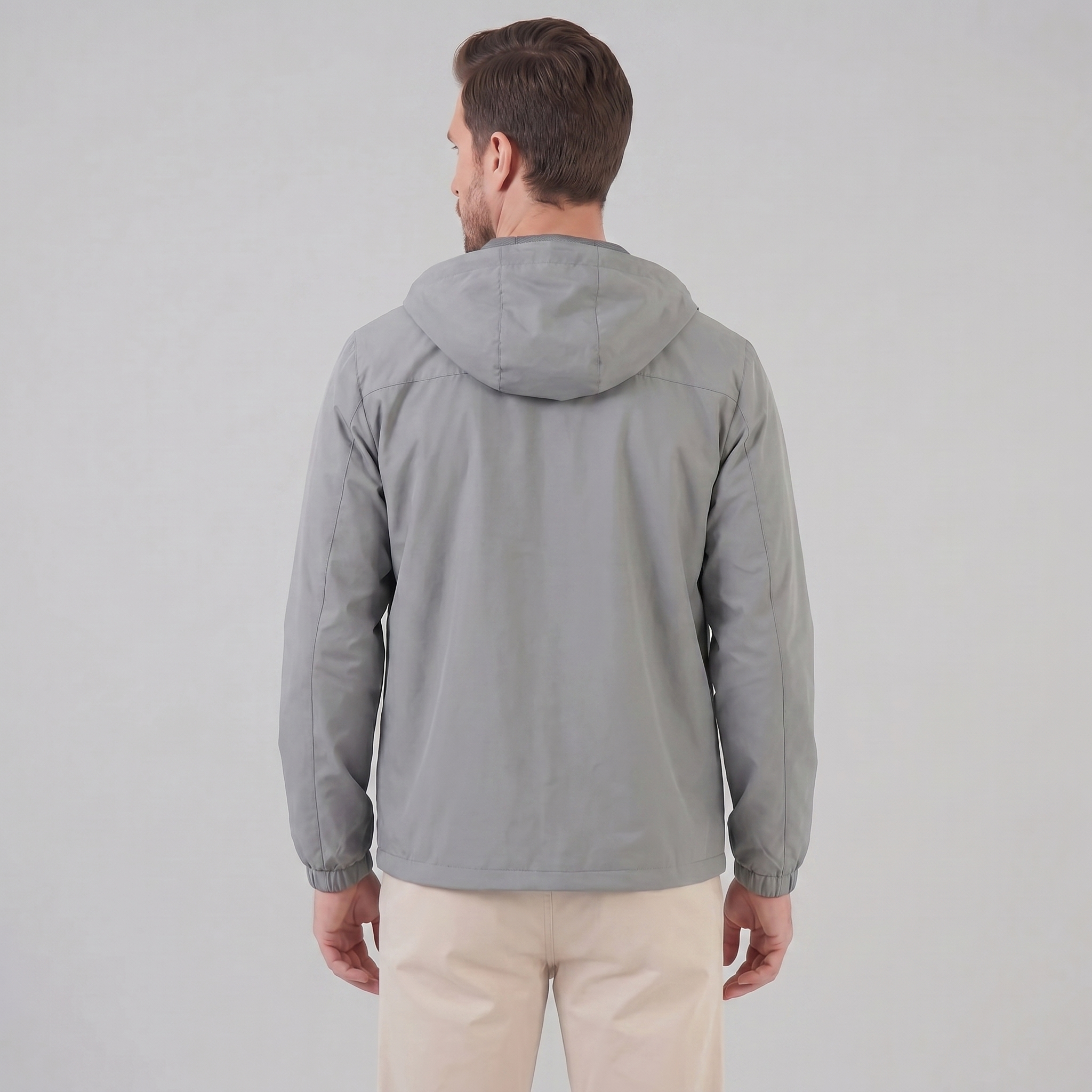 Herren Kapuzen Windbreaker Jacke