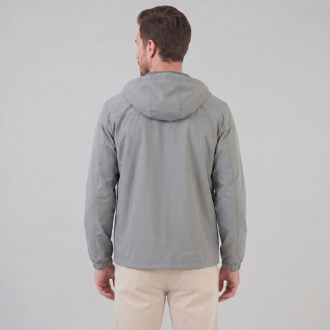 Herren Kapuzen Windbreaker Jacke