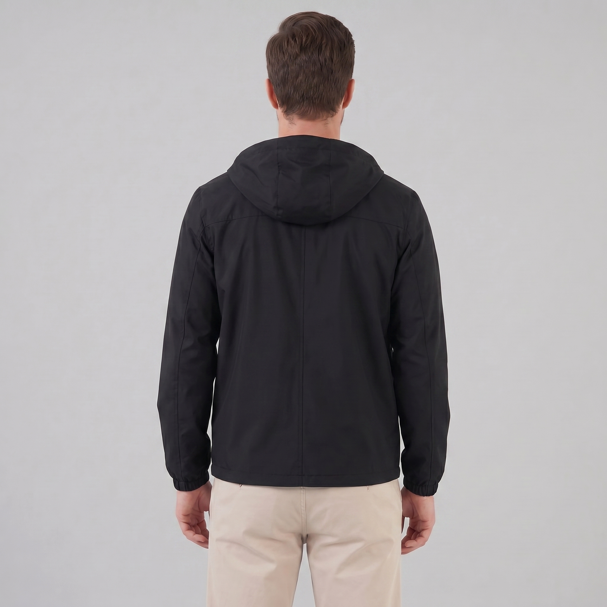 Herren Kapuzen Windbreaker Jacke