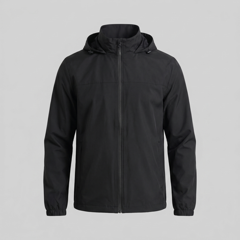 Herren Kapuzen Windbreaker Jacke