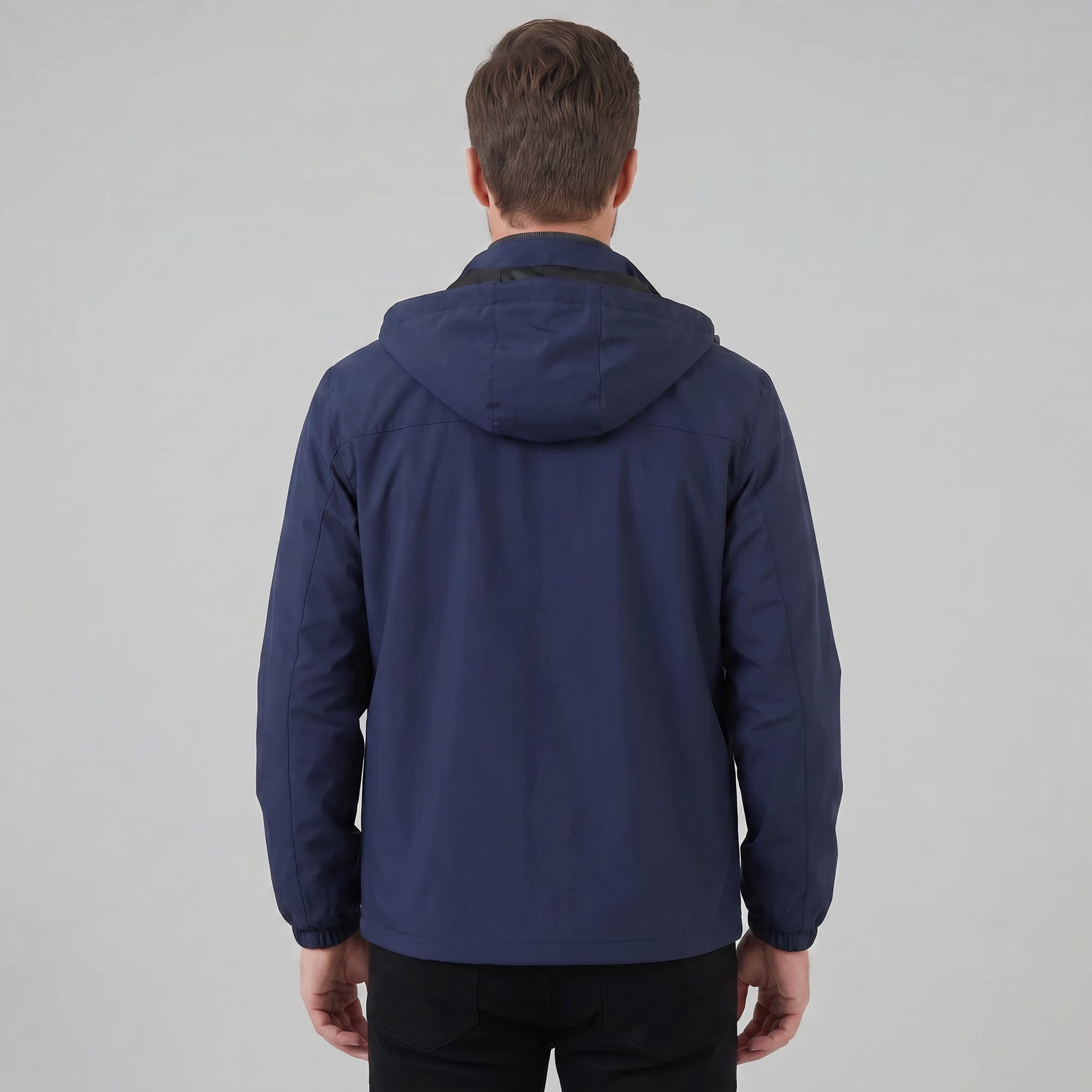 Herren Kapuzen Windbreaker Jacke