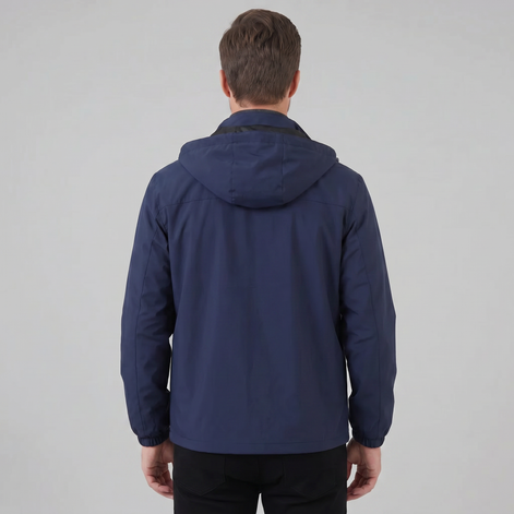 Herren Kapuzen Windbreaker Jacke
