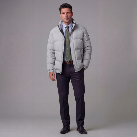 Herren Isolierte Pufferjacke