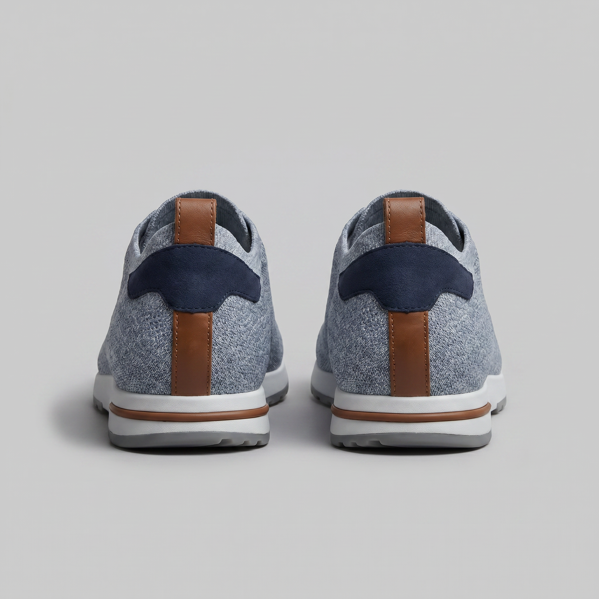 Herren Strickleder Schnürschuhe