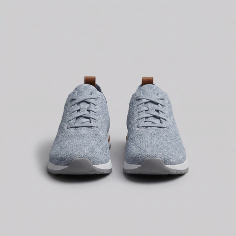Herren Strickleder Schnürschuhe
