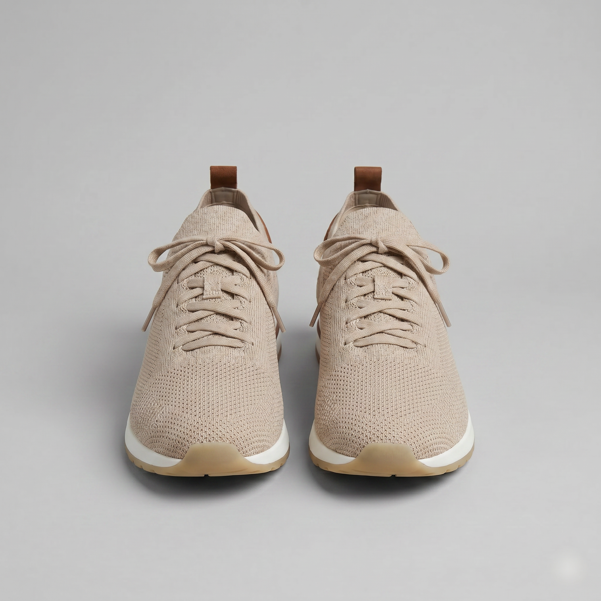 Herren Strickleder Schnürschuhe