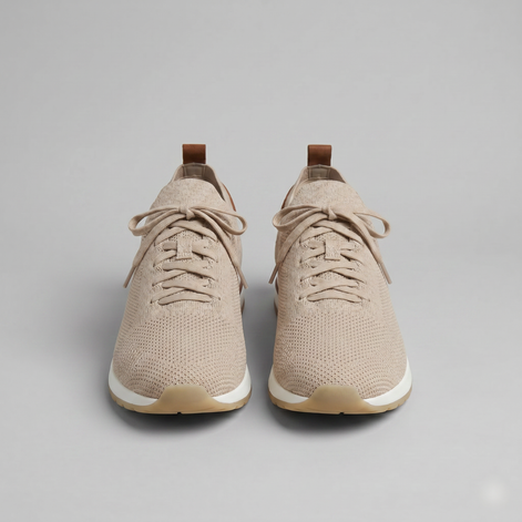 Herren Strickleder Schnürschuhe
