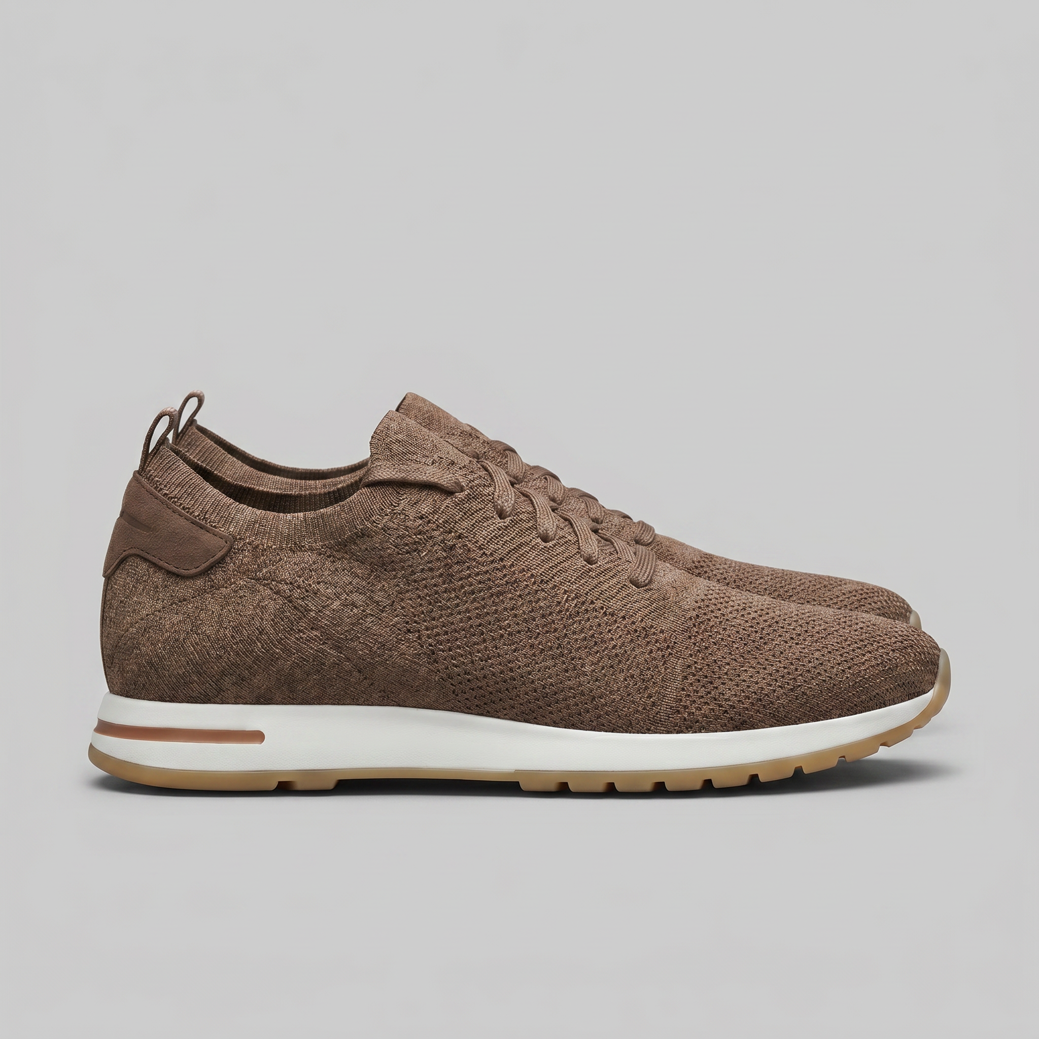 Herren Strickleder Schnürschuhe