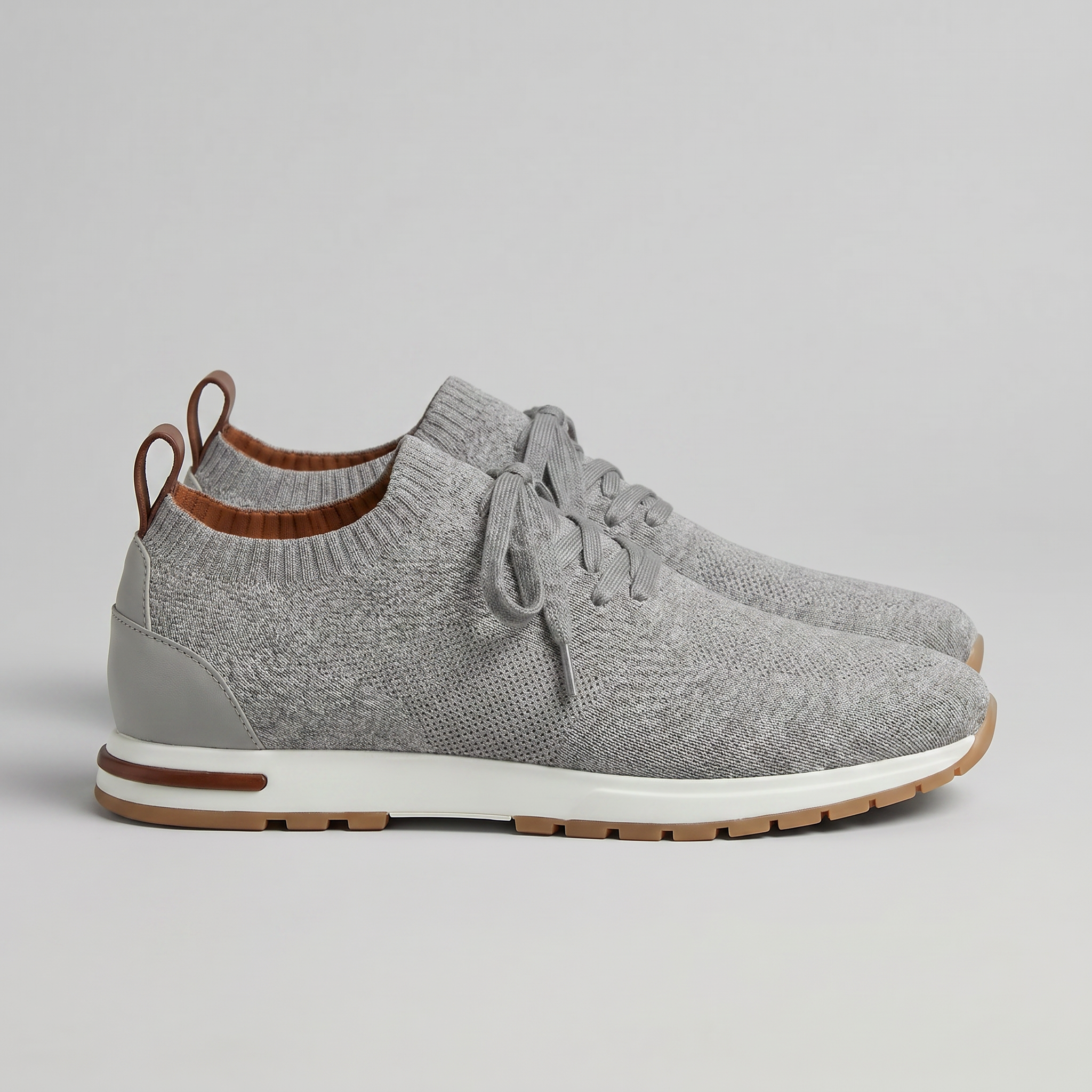 Herren Stricksocken Schnürschuhe