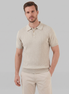 Herren Strick Polo Mit Streifen