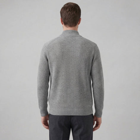 Herren Strickjacke Mit Reißverschluss