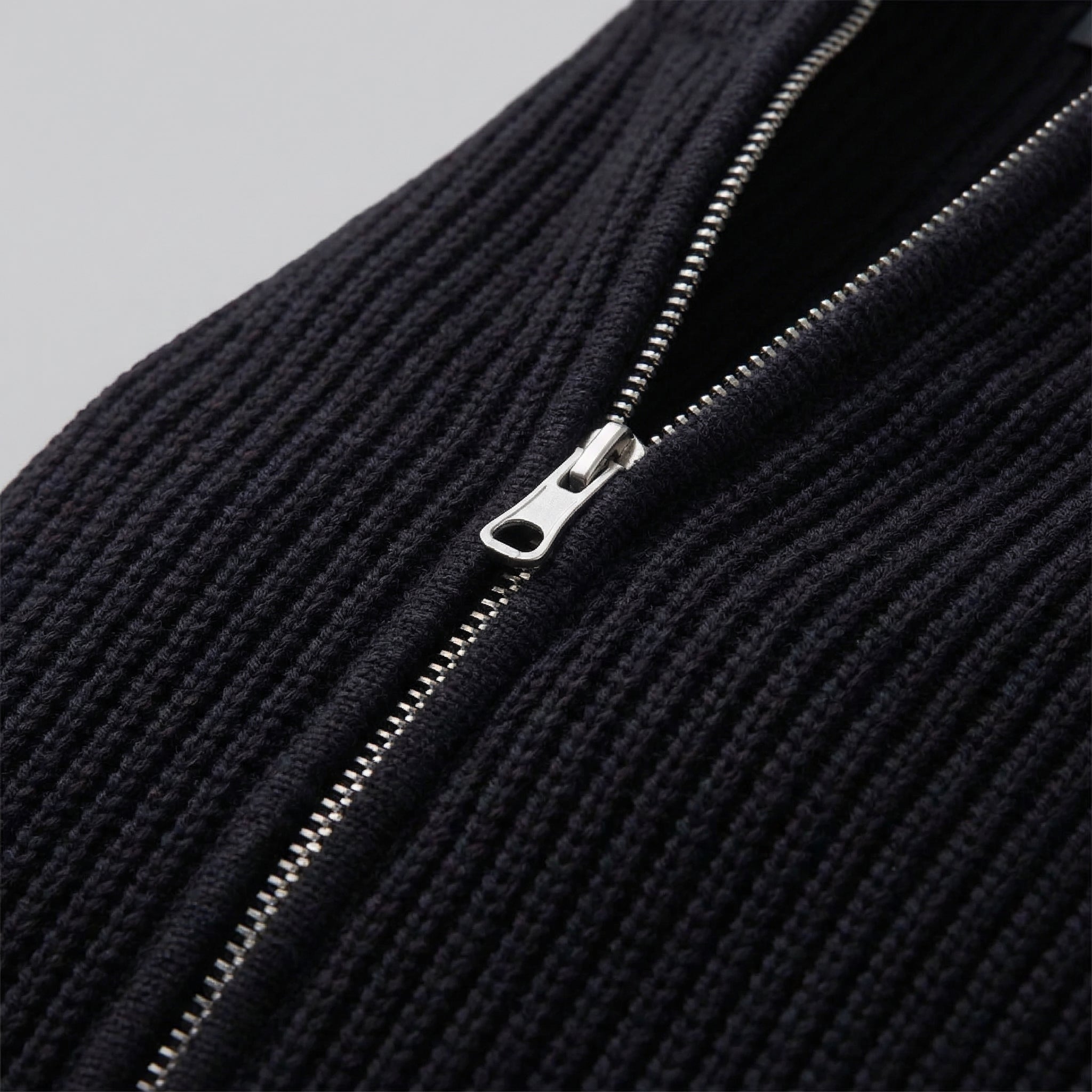 Herren Strickjacke Mit Reißverschluss
