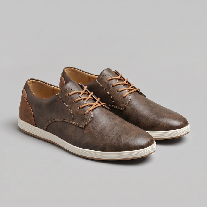 Herren Leder Gentleman Schuhe