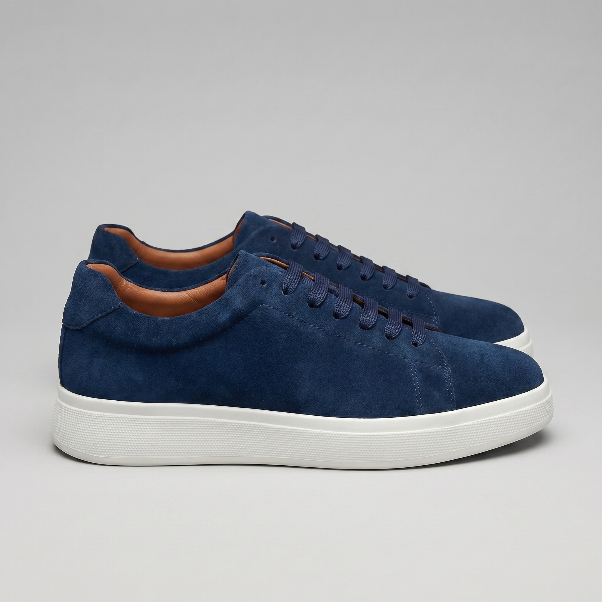 Herren Ledersneaker Mit Schnürung