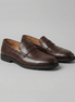 Herren Leder-Look Penny-Loafer